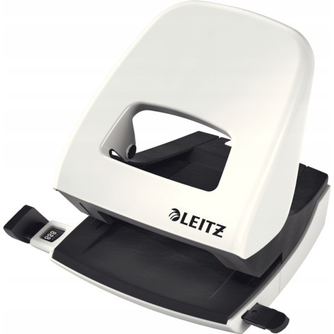 Dziurkacz 5008 LEITZ WOW metaliczny biały perłowy 30 kartek 10 lat gwarancji 50081001 Dziurkacz 5008 LEITZ WOW metaliczny biały perłowy 30 kartek 10 lat gwarancji 50081001