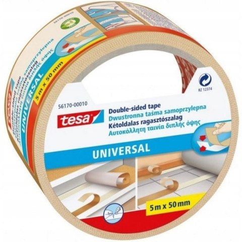 Taśma dwustronna TESA 5m x 50mm 56170-00010-01 TS Taśma dwustronna TESA 5m x 50mm 56170-00010-01 TS