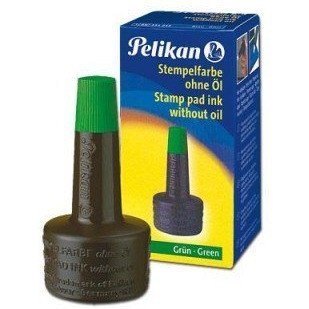 Tusz do stempli 28ml zielony PELIKAN 351239 Tusz do stempli 28ml zielony PELIKAN 351239