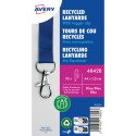 Smycz z karabińczykiem (10 sztuk) 440x15mm niebieska 4842B AVERY