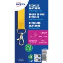 Smycz z karabińczykiem (10 sztuk) 440x15mm żółta 4842Y AVERY