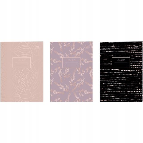 Zeszyt A4 60k kratka 70g METALLIC ROSE GOLD INTERDRUK Zeszyt A4 60k kratka 70g METALLIC ROSE GOLD INTERDRUK