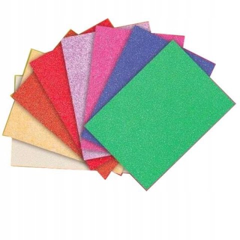 Zeszyt papierów fluorescencyjnych z brokatem B5 ALIGA ZBF-0266 Zeszyt papierów fluorescencyjnych z brokatem B5 ALIGA ZBF-0266