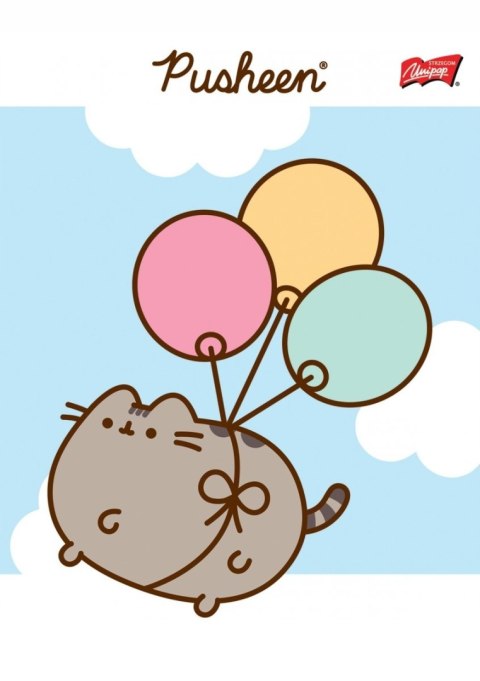 Zeszyt szkolny A5 32 kartki w 3 linie kolorową laminowany PUSHEEN ST.MAJEWSKI Zeszyt szkolny A5 32 kartki w 3 linie kolorową laminowany PUSHEEN ST.MAJEWSKI
