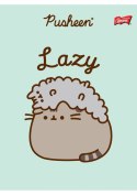 Zeszyt szkolny A5 32 kartki w 3 linie kolorową laminowany PUSHEEN ST.MAJEWSKI