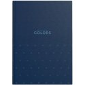 Zeszyt szkolny z twardą okładką A5 Brulion 96 kartek w kratkę COLORS 400169200 TOP 2000