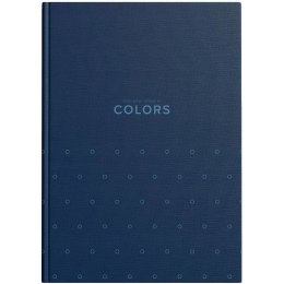 Zeszyt szkolny z twardą okładką A5 Brulion 96 kartek w kratkę COLORS 400169200 TOP 2000