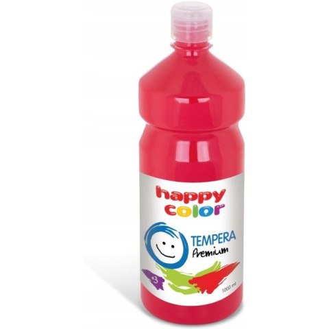 Farba TEMPERA Premium 1000ml ciemno czerwona HAPPY COLOR 3310 1000-26 Farba TEMPERA Premium 1000ml ciemno czerwona HAPPY COLOR 3310 1000-26