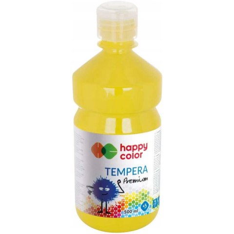 Farba TEMPERA Premium 500ml cytrynowa HAPPY COLOR HA 3310 0500-10 Farba TEMPERA Premium 500ml cytrynowa HAPPY COLOR HA 3310 0500-10