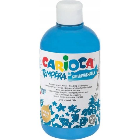 Farba TEMPERA j. niebieska CARIOCA 500ml 170-2664 Farba TEMPERA j. niebieska CARIOCA 500ml 170-2664