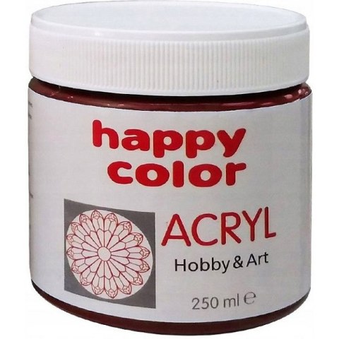 Farba akrylowa 250ml brązowy HA 7370 0250-7 Happy Color Farba akrylowa 250ml brązowy HA 7370 0250-7 Happy Color