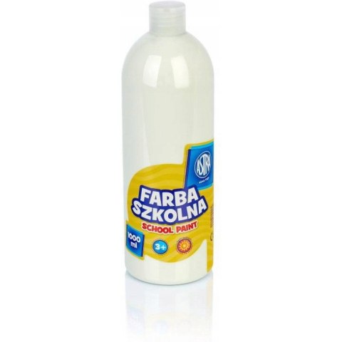 Farba plakatowa szkolna 1000ml biała 301217046 ASTRA Farba plakatowa szkolna 1000ml biała 301217046 ASTRA