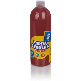 Farba plakatowa szkolna 1000ml brązowa 301217056 ASTRA