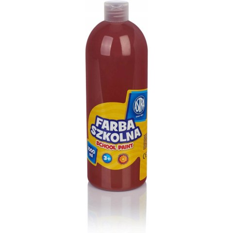 Farba plakatowa szkolna 1000ml brązowa 301217056 ASTRA Farba plakatowa szkolna 1000ml brązowa 301217056 ASTRA