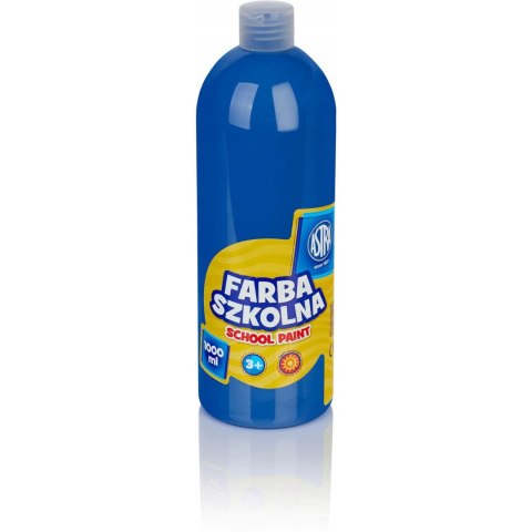 Farba plakatowa szkolna 1000ml ciemna niebieska 301217048 ASTRA Farba plakatowa szkolna 1000ml ciemna niebieska 301217048 ASTRA