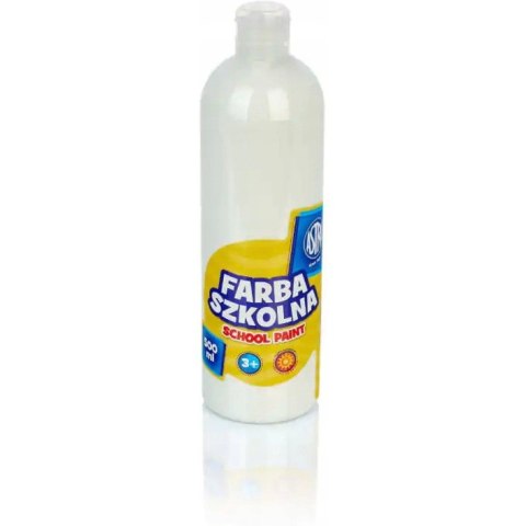 Farba plakatowa szkolna 500ml biała 83410904 ASTRA Farba plakatowa szkolna 500ml biała 83410904 ASTRA