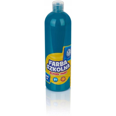 Farba plakatowa szkolna 500ml turkusowa 301112011 ASTRA Farba plakatowa szkolna 500ml turkusowa 301112011 ASTRA