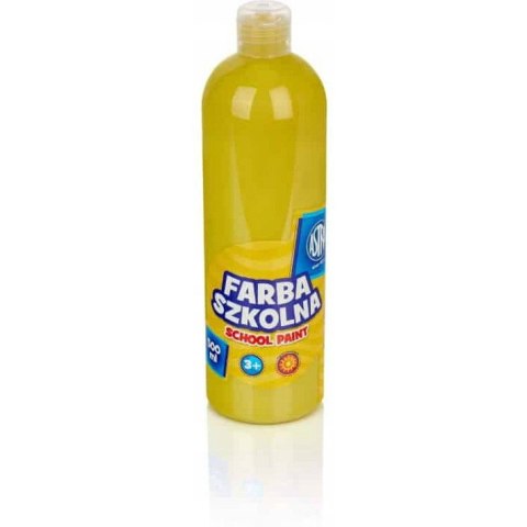 Farba plakatowa szkolna 500ml żółta 83410903 ASTRA Farba plakatowa szkolna 500ml żółta 83410903 ASTRA