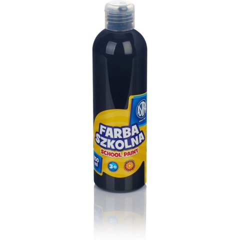 Farba plakatowa szkolna Astra 250ml czarna 301217018 ASTRA Farba plakatowa szkolna Astra 250ml czarna 301217018 ASTRA