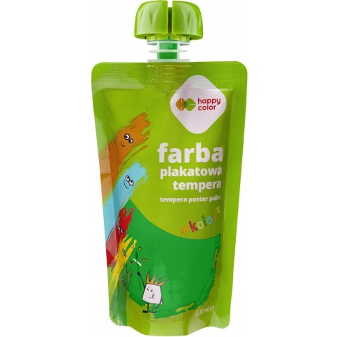 Farba plakatowa tempera zielona 100ml HA 3310 0100-5 HAPPY COLOR Farba plakatowa tempera zielona 100ml HA 3310 0100-5 HAPPY COLOR