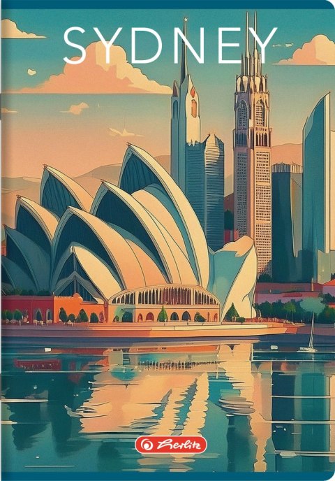 Zeszyt A4 96k linia margines RETRO CITY 400196849 HERLITZ Zeszyt A4 96k linia margines RETRO CITY 400196849 HERLITZ
