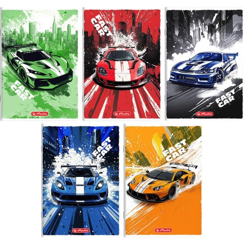Zeszyt A5 32k kratka margines FAST CAR 400196836 HERLITZ Zeszyt A5 32k kratka margines FAST CAR 400196836 HERLITZ