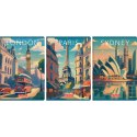 Zeszyt szkolny A4 96 kartek w kratkę 70g RETRO CITY 400196848 HERLITZ