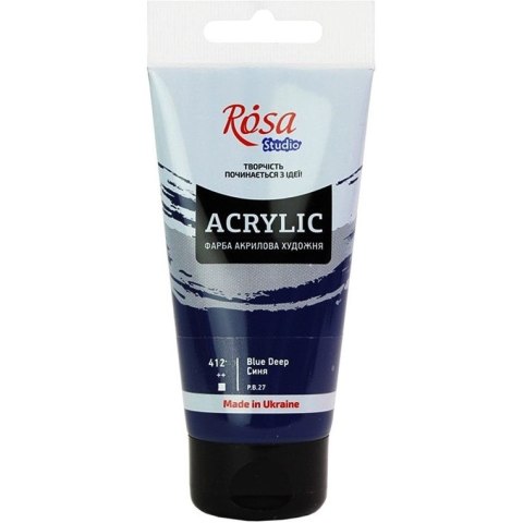 Farba akrylowa Rosa Studio 75ml BLUE 412 Farba akrylowa Rosa Studio 75ml BLUE 412