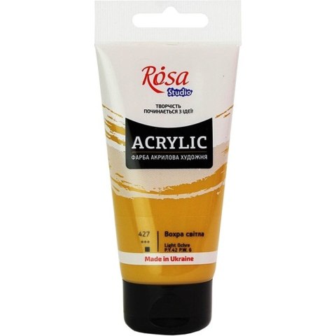 Farba akrylowa Rosa Studio 75ml LIGHT OCHRE 427 Farba akrylowa Rosa Studio 75ml LIGHT OCHRE 427