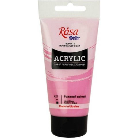 Farba akrylowa Rosa Studio 75ml LIGHT PINK 421 Farba akrylowa Rosa Studio 75ml LIGHT PINK 421