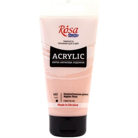 Farba akrylowa Rosa Studio 75ml NAPLES ROSE 432 Farba akrylowa Rosa Studio 75ml NAPLES ROSE 432