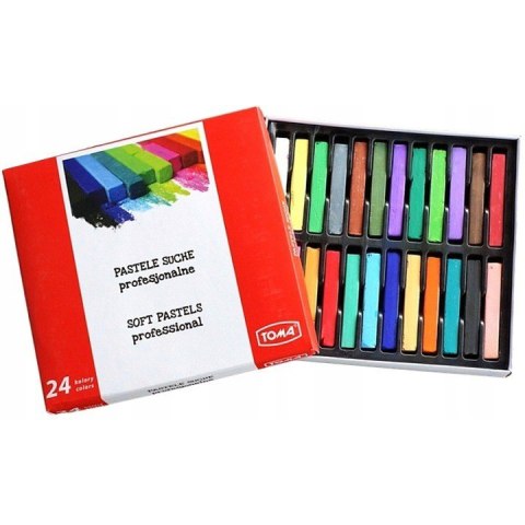 Kredki pastele suche 24 kolory TO-580 TO-580 TOMA Kredki pastele suche 24 kolory TO-580 TO-580 TOMA