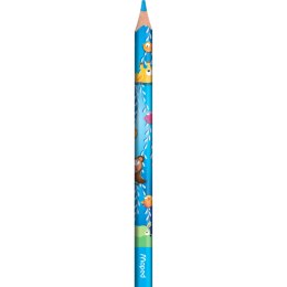 Kredki trójkątne JUMBO JUNGLE FEVER 12 sztuk 863700 MAPED