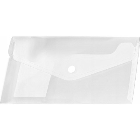 Koperta PP na zatrzask DL transparentna do dokumentów BT612-T TETIS Koperta PP na zatrzask DL transparentna do dokumentów BT612-T TETIS