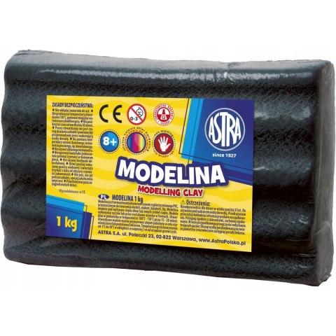 Modelina termoutwardzalna 1kg czarna 304111007 ASTRA Modelina termoutwardzalna 1kg czarna 304111007 ASTRA