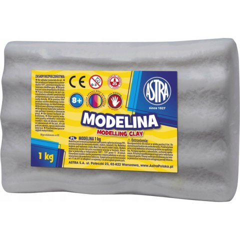 Modelina termoutwardzalna 1kg popielata 304118008 ASTRA Modelina termoutwardzalna 1kg popielata 304118008 ASTRA