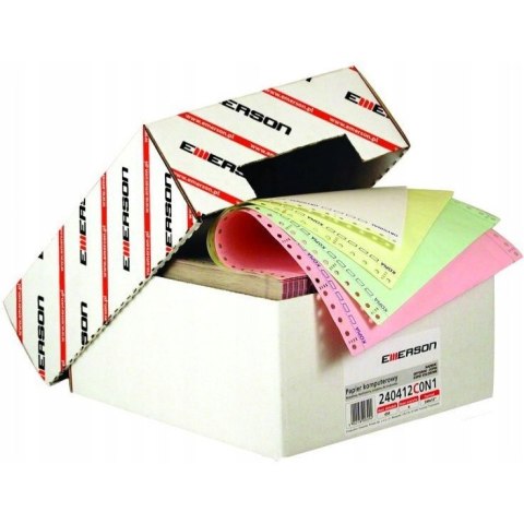 Papier komputerowy C240-3N 240312C0N1red 600składek EMERSON Papier komputerowy C240-3N 240312C0N1red 600składek EMERSON