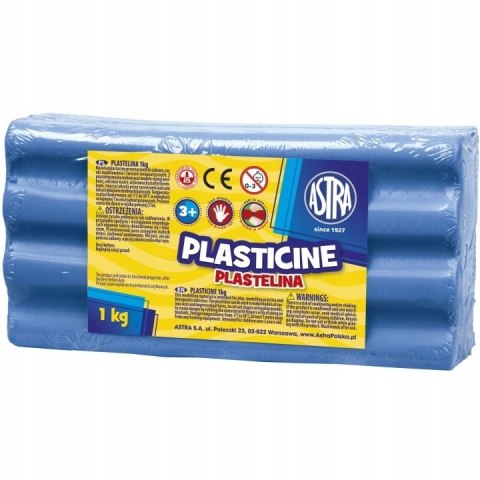 Plastelina szkolna dla dzieci 1kg niebieska 303111012 ASTRA Plastelina szkolna dla dzieci 1kg niebieska 303111012 ASTRA