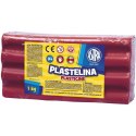 Plastelina szkolna dla dzieci 1kg różowa 303111008 ASTRA