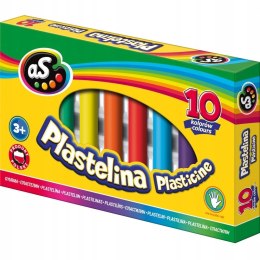 Plastelina szkolna dla dzieci zestaw 10 kolorów 303219002 ASTRA
