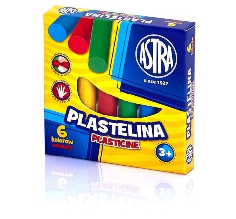 Plastelina szkolna dla dzieci zestaw 6 kolorów 83811905 ASTRA Plastelina szkolna dla dzieci zestaw 6 kolorów 83811905 ASTRA