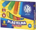 Plastelina szkolna dla dzieci zestaw 8 kolorów 83814902 ASTRA