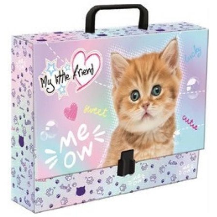 Teczka z rączką XL na prace plastyczne PASTEL KITTY ST.MAJEWSKI Teczka z rączką XL na prace plastyczne PASTEL KITTY ST.MAJEWSKI