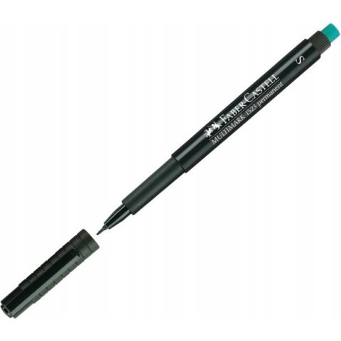 Foliopis z gumką OHP MULTIMARK S 0.4mm czarny 152399 FABER-CASTELL Foliopis z gumką OHP MULTIMARK S 0.4mm czarny 152399 FABER-CASTELL
