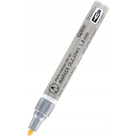 Marker olejowy GR-25 srebrny GRAND Marker olejowy GR-25 srebrny GRAND
