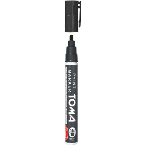 Marker olejowy grubość 2.5mm antracyt TO-440 TOMA Marker olejowy grubość 2.5mm antracyt TO-440 TOMA