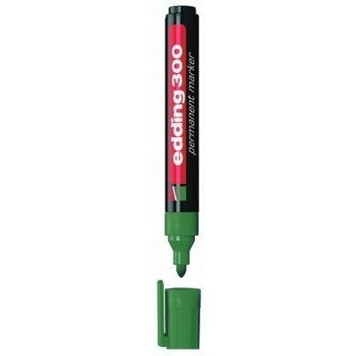 Marker permanentny 300-4 zielony okrągła końcówka 300/004/Z EDDING Marker permanentny 300-4 zielony okrągła końcówka 300/004/Z EDDING