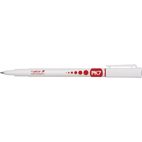 Pióro kulkowe 0.7mm PK07/A czerwone 404-001 RYSTOR Pióro kulkowe 0.7mm PK07/A czerwone 404-001 RYSTOR