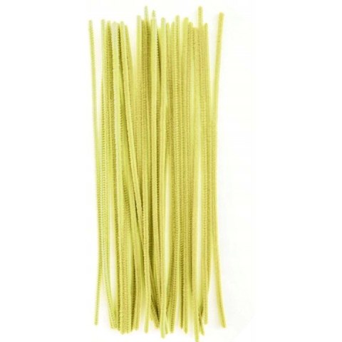 Druty pluszowe 30cm żółte (neonowe) DPK-05 ALIGA Druty pluszowe 30cm żółte (neonowe) DPK-05 ALIGA