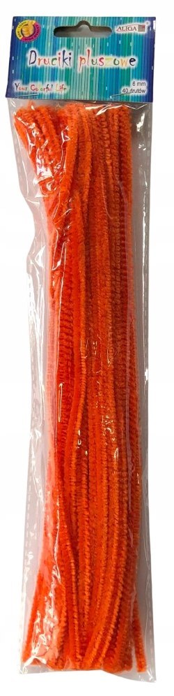 Druty pluszowe DPK-14 pomarańczowe ALIGA